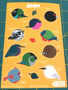 BORBs "A Borb in the Hand” Vinyl Sticker Sheet