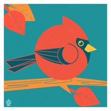 Load image into Gallery viewer, Northern Cardinal 4x4 Limited Edition Print
