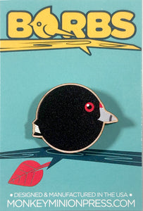 American Coot Wood Pin