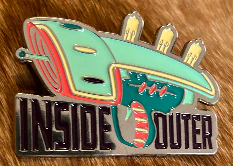 Blast-O Inside Outer Raygun Soft Enamel Pin