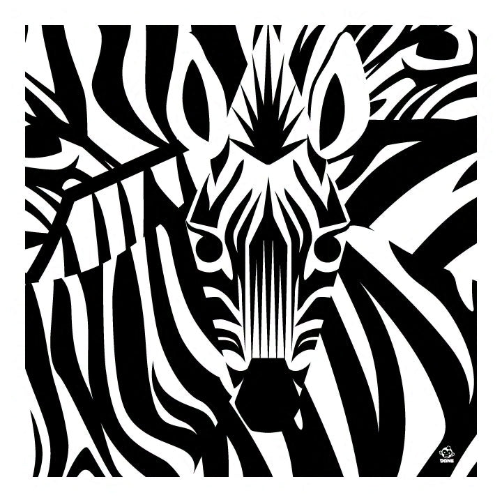 Zebra 10x10 Limited Edition Giclee Print