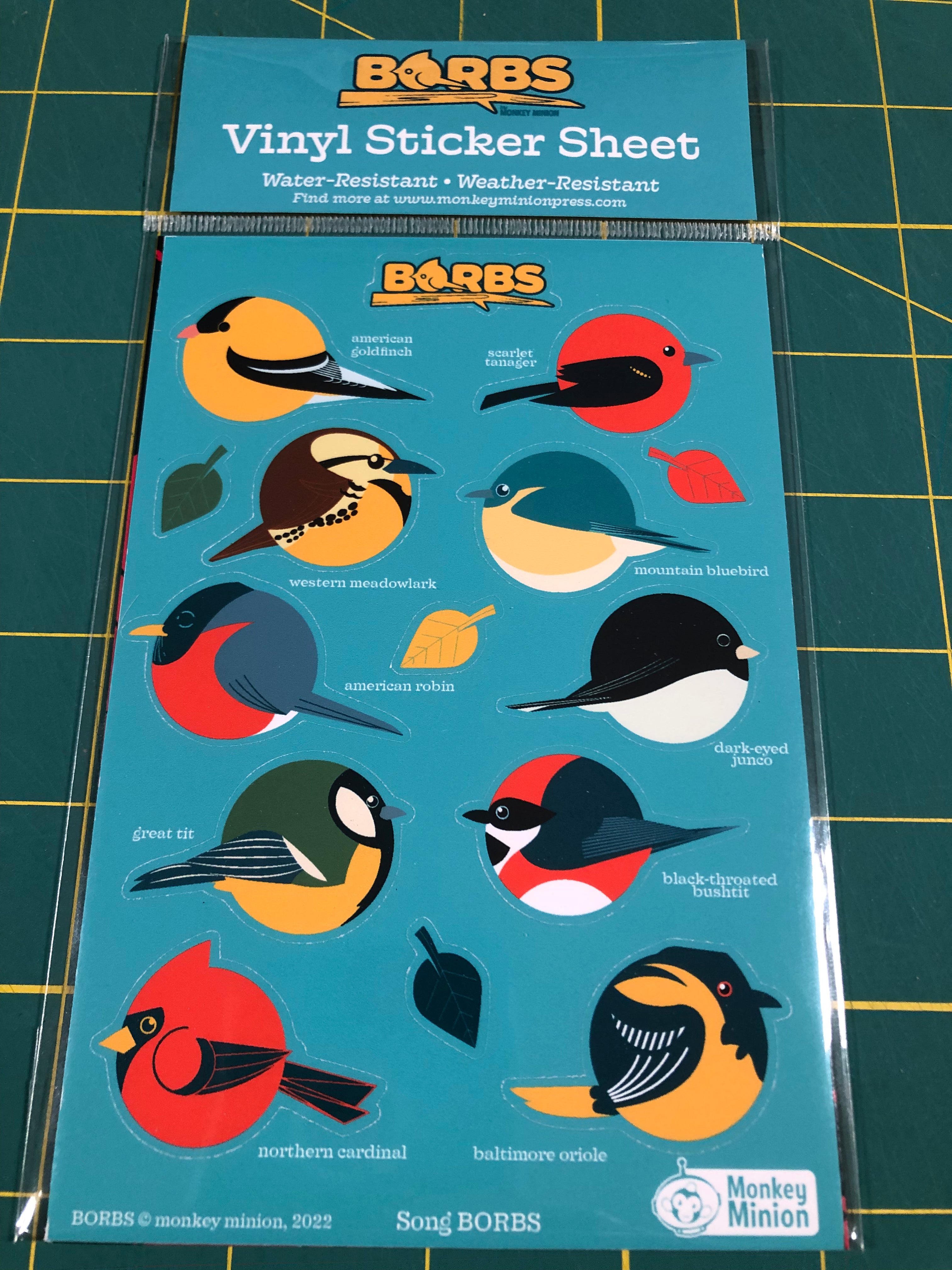 Goldfinch Bird Waterproof Vinyl Sticker
